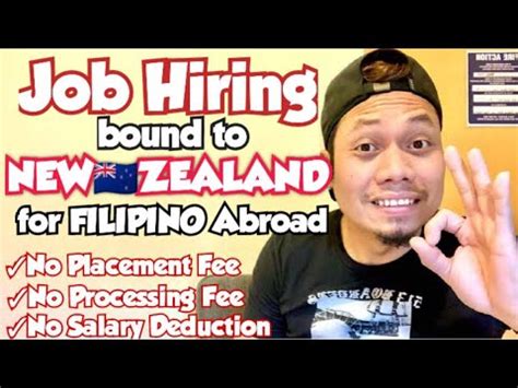 new zealand job hiring poea|new zealand hiring filipino workers.